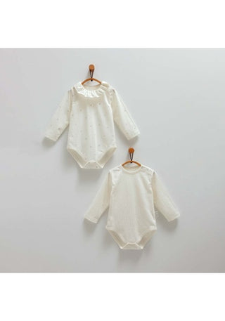 Lot de 2 bodies - Caramell - caramell - Body pour bébé Maroc -www.babyboss.ma
