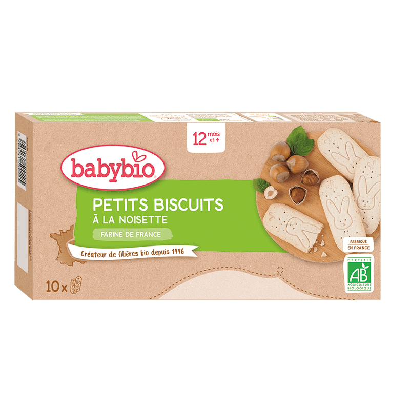 PETITS BISCUITS À LA NOISETTE dès 12 mois