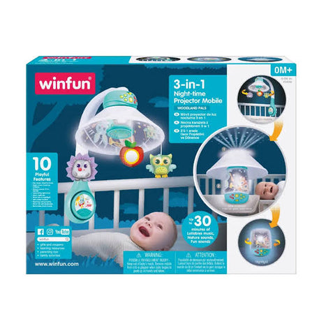 Winfun Mobile Projecteur 3-en-1 pour Bébé 0M+ - Winfun - pour bébé Maroc -www.babyboss.ma