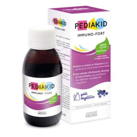 PEDIAKID IMMUNO FORT BLUEBERRY FLAVOR SYRUP 125 ML