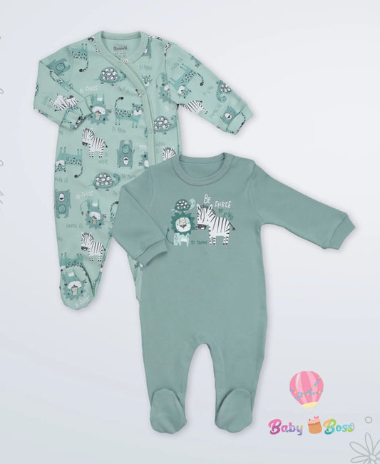 Pack of 2 Miniworld Onesies 100% Cotton