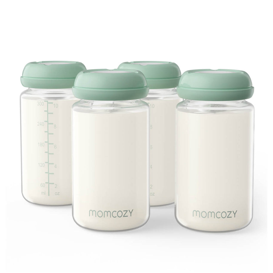 Biberons naturels compatibles avec le refroidisseur Momcozy, lot de 4