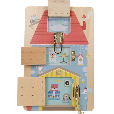 Eurekakids - Lock Game En Bois - Eurekakids - Jouets Montessori pour bébé Maroc -www.babyboss.ma