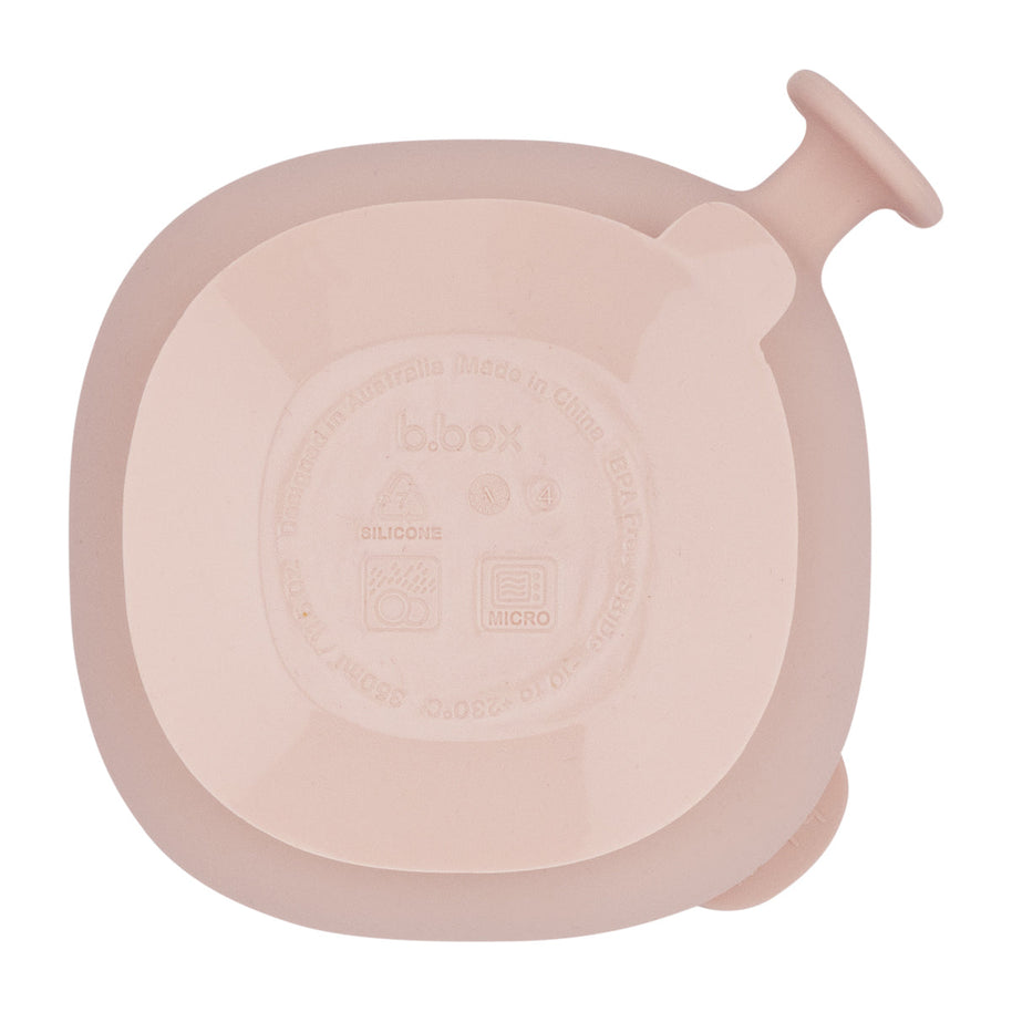Bol en Silicone avec Couvercle et Ventouse b.box - blush - b.box - Bowls pour bébé Maroc -www.babyboss.ma
