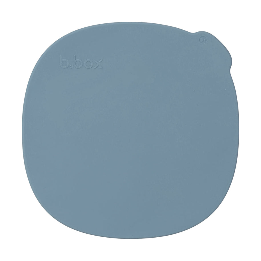 Assiette en Silicone Compartimentée + Couvercle - ocean - b.box - Silicone Plate & Lid pour bébé Maroc -www.babyboss.ma