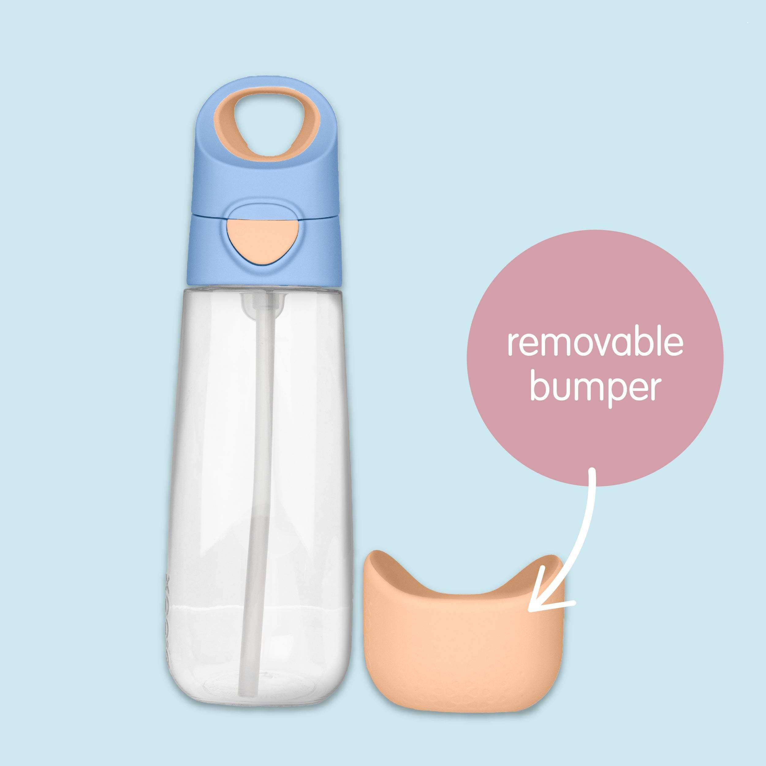 Gourde à paille B box Tritan™ - lemon twist 600ml - BBOX USA - Gourdes pour bébé Maroc -www.babyboss.ma