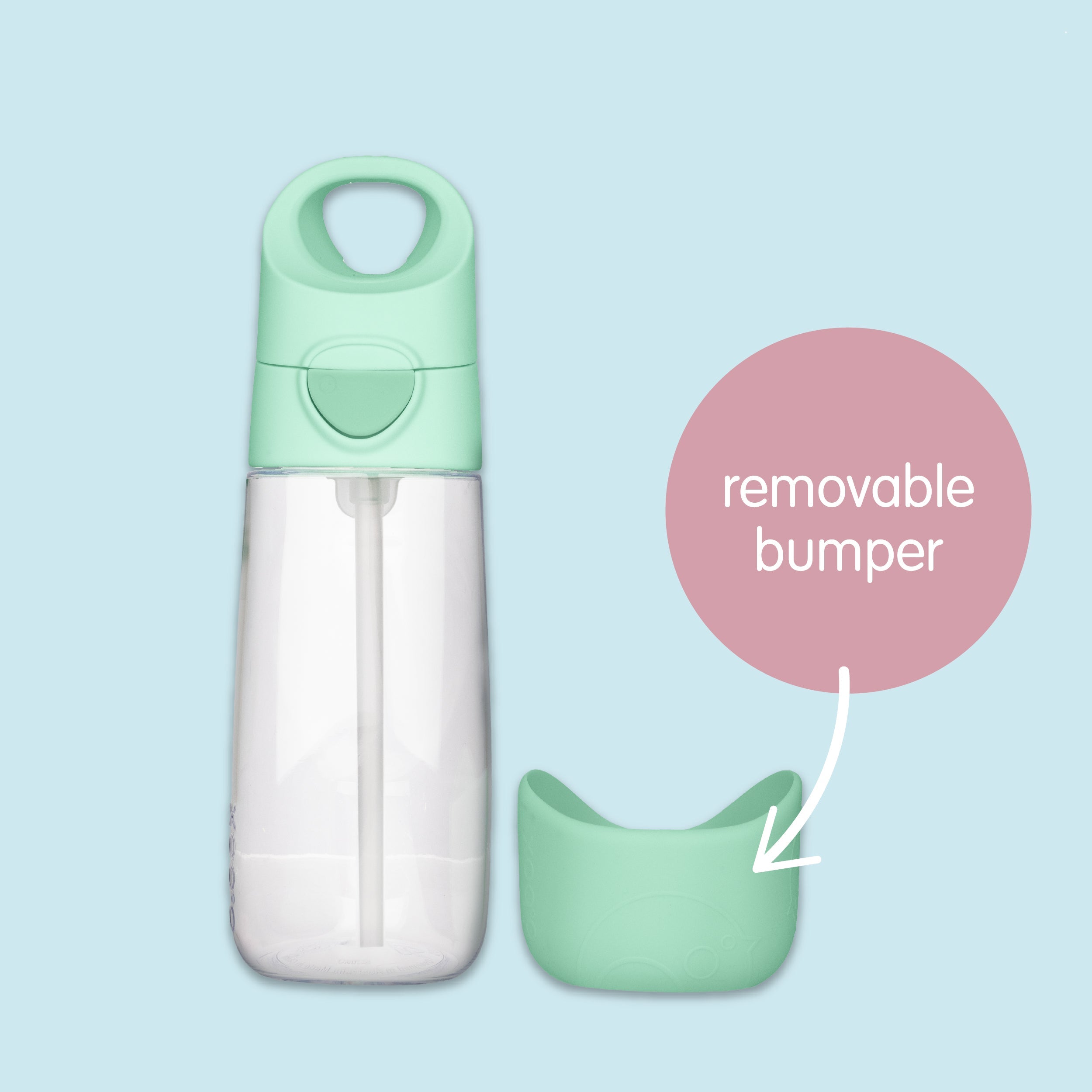 Gourde à paille B box Tritan™ 450ml - spearmint - b.box - Drink Bottle - 450ml pour bébé Maroc -www.babyboss.ma
