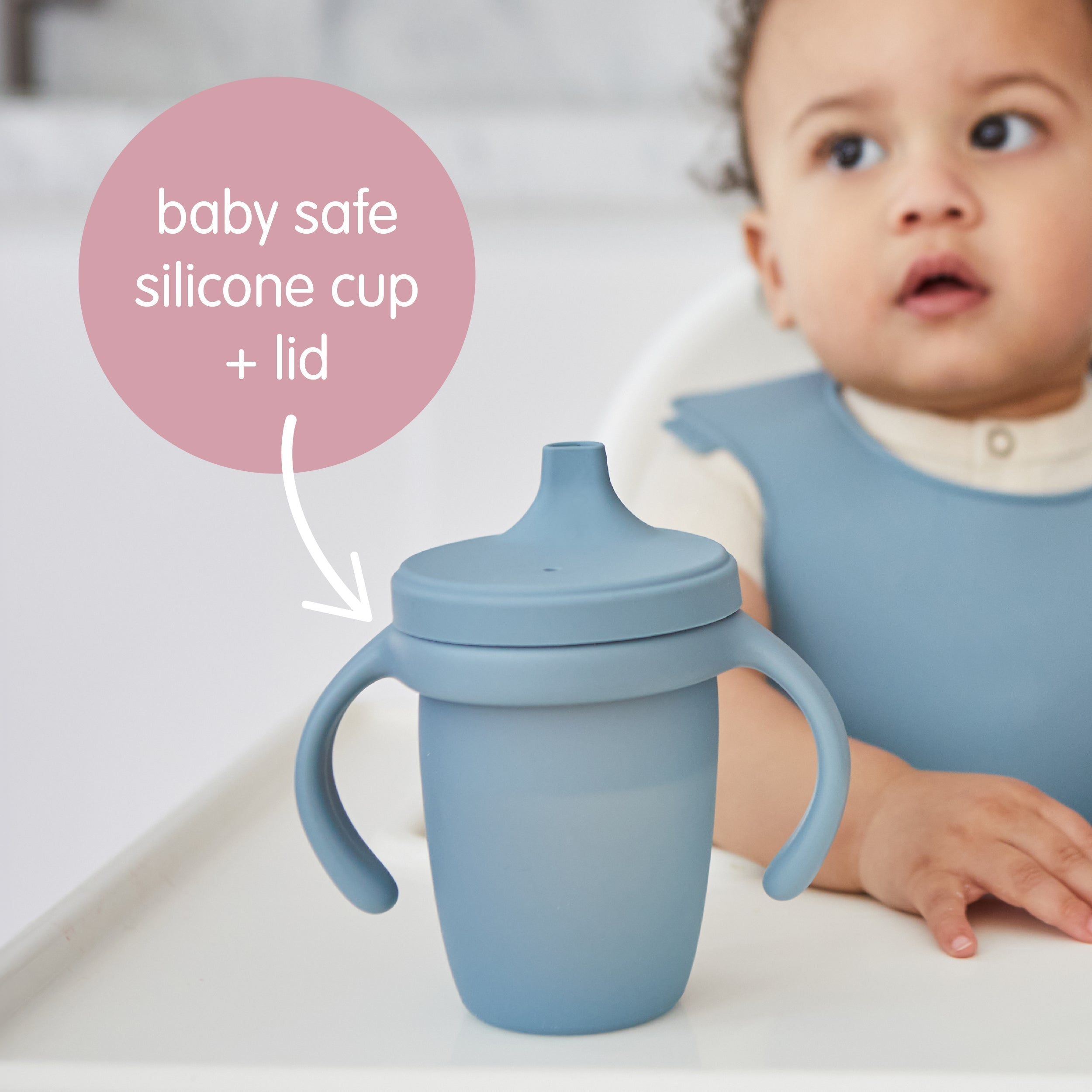 Tasse à Bec en Silicone b.box - blush - b.box - Cups - Spout Cup pour bébé Maroc -www.babyboss.ma