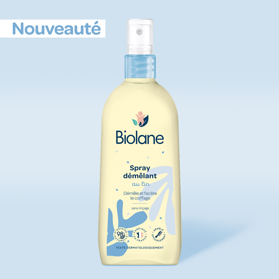 Spray démêlant - BIOLANE - pour bébé Maroc -www.babyboss.ma