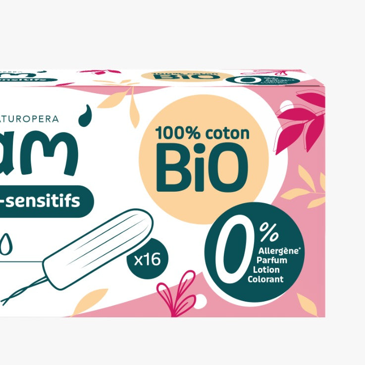 Tadam' Tampons Dermo-sensitifs - Mini 16 unités