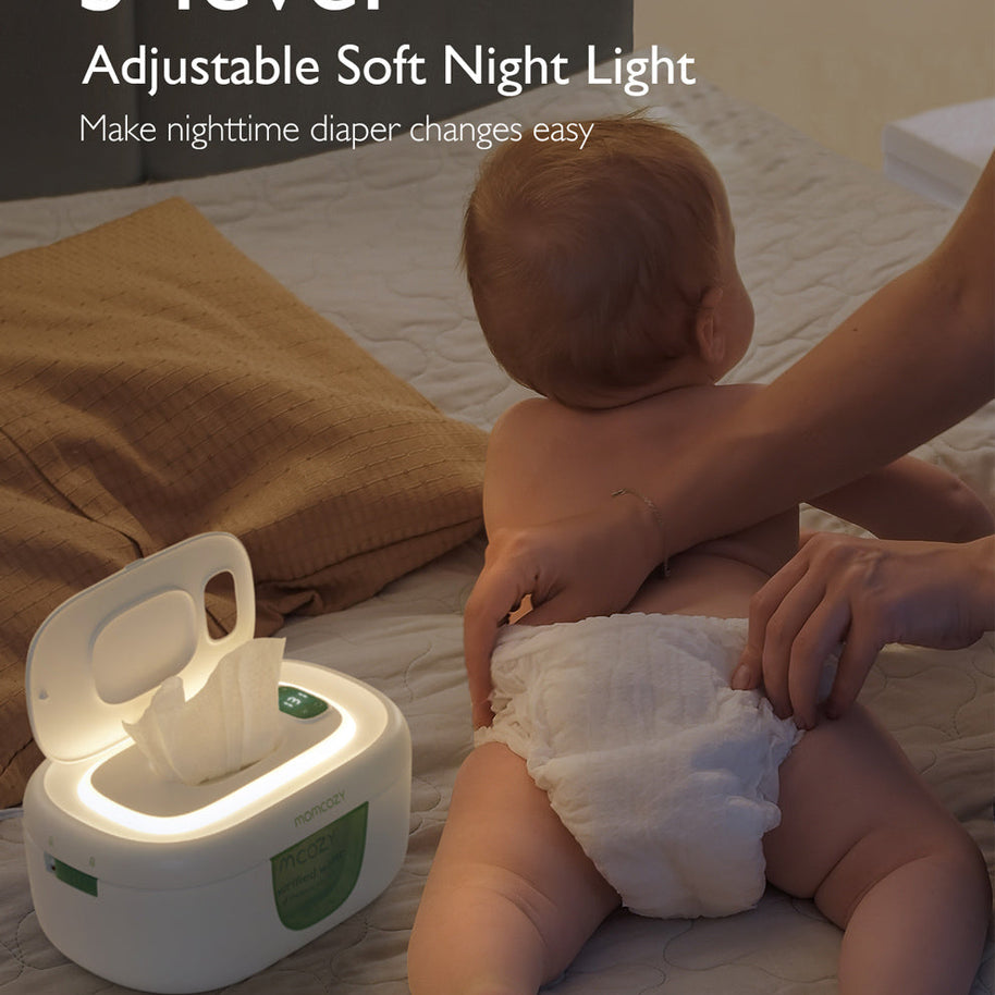 Chauffe-lingettes pour bébé grande capacité Momcozy