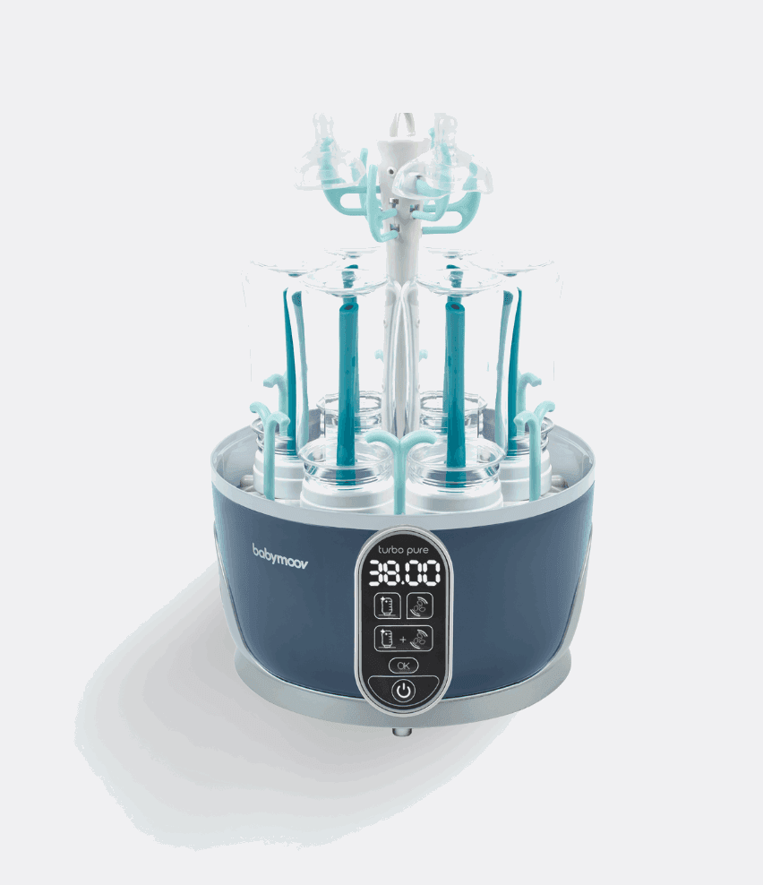 Stérilisateur et sèche-biberon Turbo Pure - Babymoov - REPAS pour bébé Maroc -www.babyboss.ma