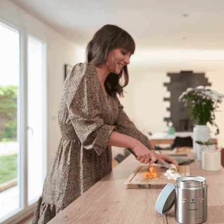 Contenant Isotherme Inox - EAT'S ISY - Babymoov - REPAS pour bébé Maroc -www.babyboss.ma