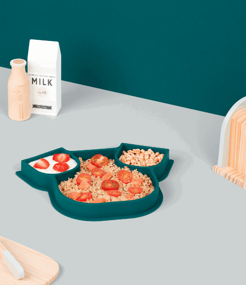Assiette ISY en silicone - Babymoov - REPAS pour bébé Maroc -www.babyboss.ma