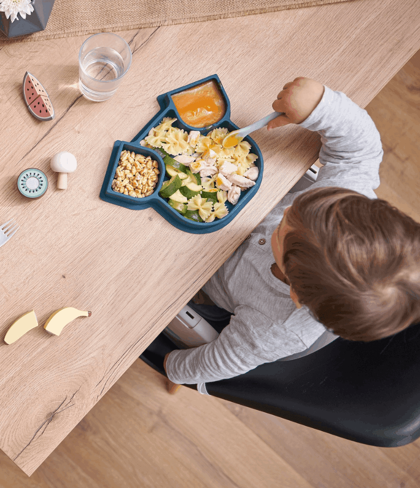 Assiette ISY en silicone - Babymoov - REPAS pour bébé Maroc -www.babyboss.ma