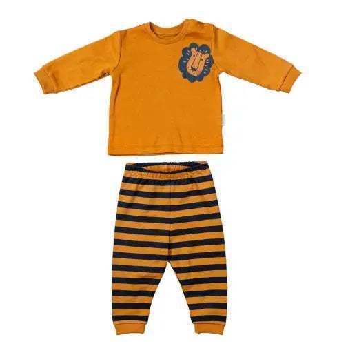 Andy Wawa Costume 2 Pièces Lion Bleu Marine - Moutarde Bleu Marine Moutarde - Andywawa - pour bébé Maroc -www.babyboss.ma