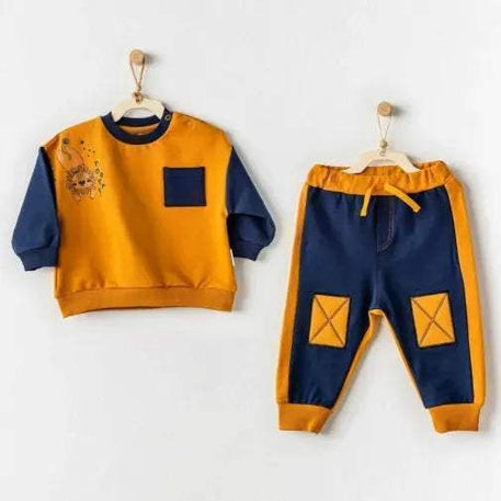 andy_wawa_costume_2_pices_lion_bleu_marine_-_moutarde_bleu_marine_moutarde-47788235751735-bebe-babyboss.ma-maroc - Babyboss.ma -bebe-maroc