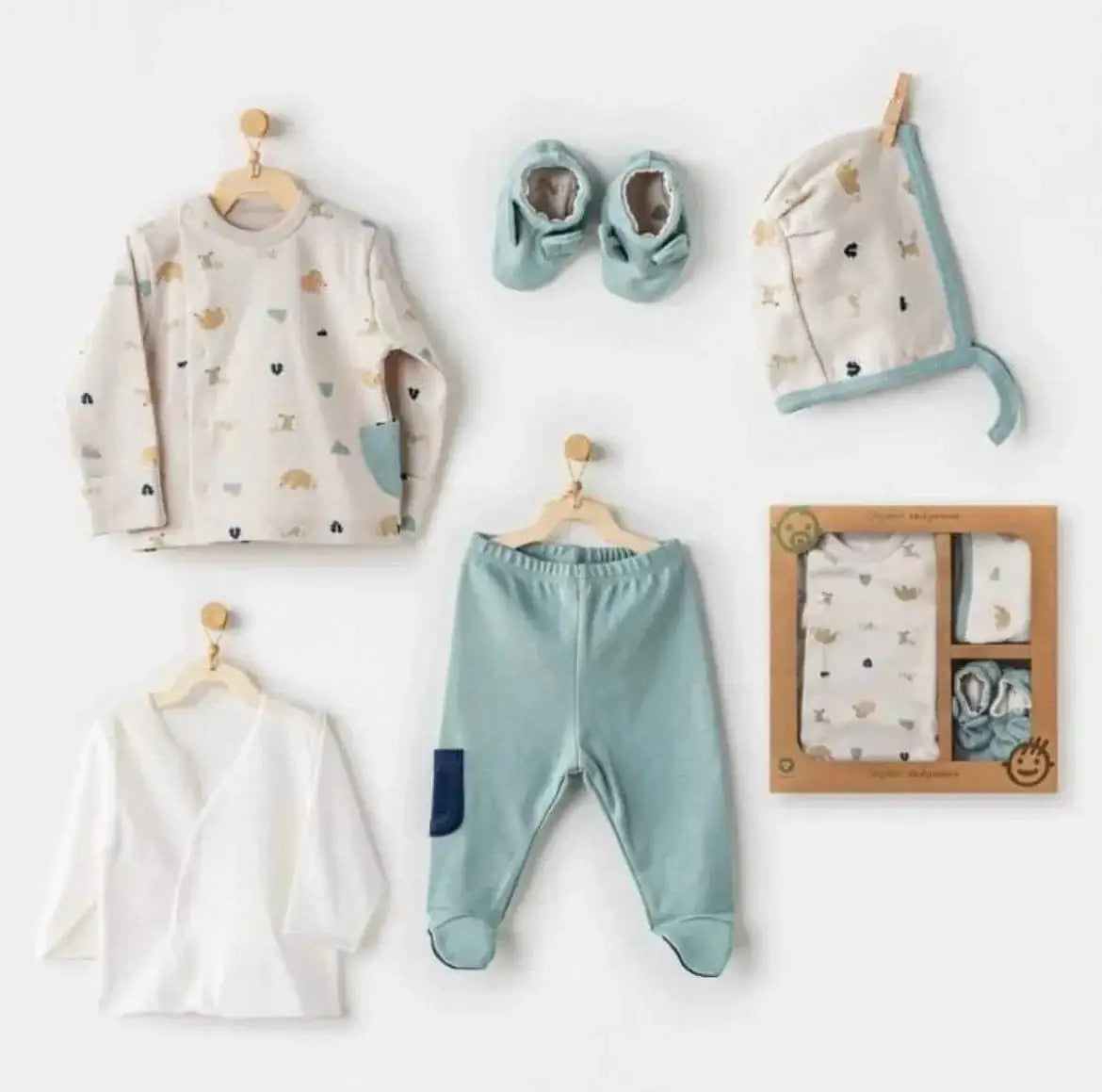 Andy Wawa Girl Hospital Release 5 pièces chiot Gazelle green Ac24080