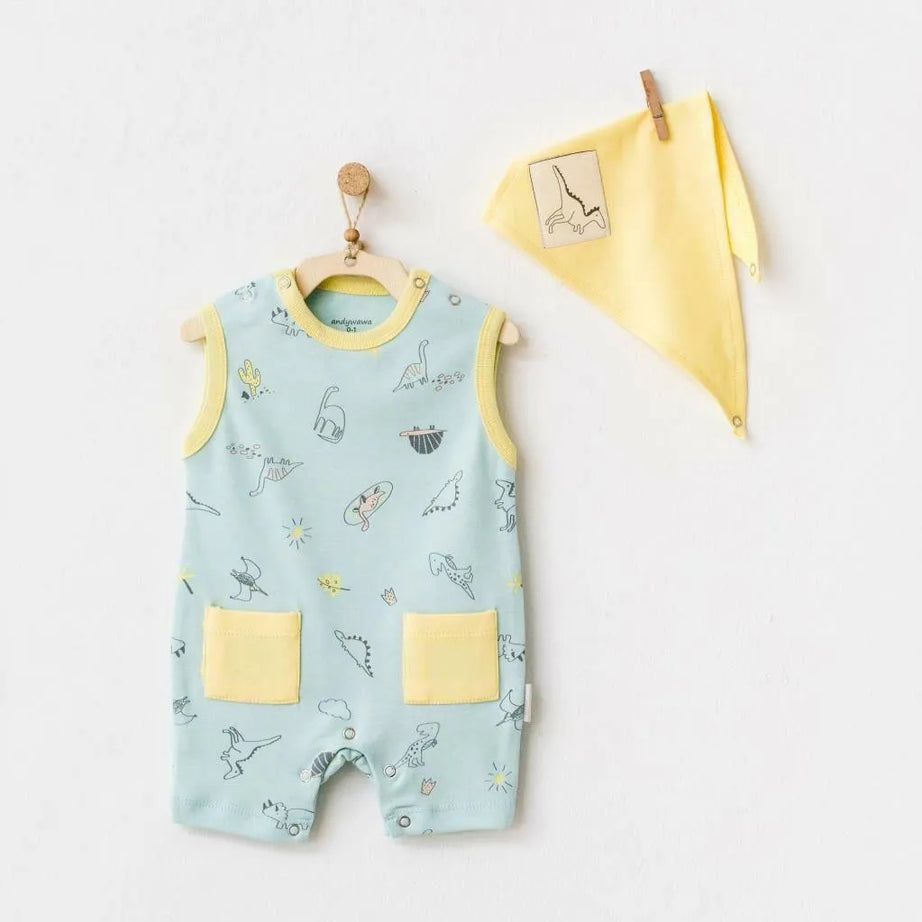 Andywawa Summer Romper body avec bonnet - Babyboss.ma - Andywawa - pour bébé maroc