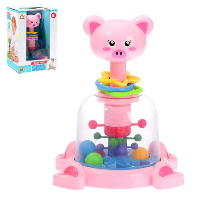 Animal spinner en rose - Babyboss.ma - pour bébé maroc