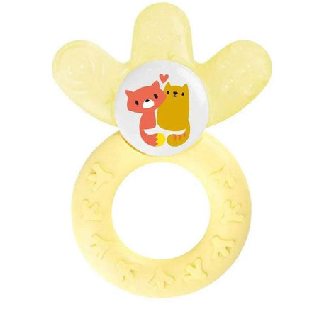 anneau-de-dentition-mam-refrigerant-jaune-babyboss-ma-mam-pour-bebe-maroc - Babyboss.ma -bebe-maroc