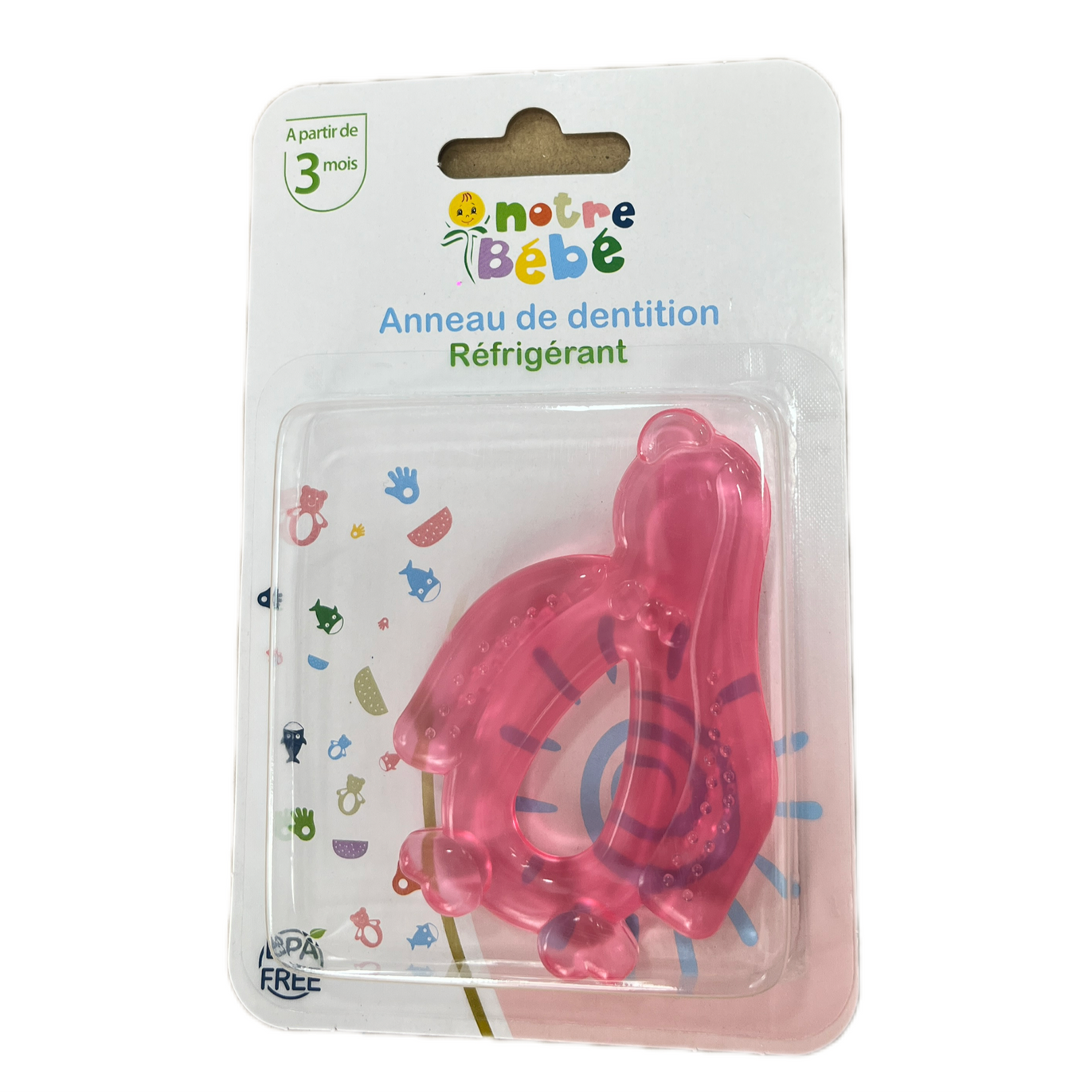 Anneau de Dentition Réfrigérant – 3 mois+ – Notre bébé - Notre bébé - - Babyboss.ma