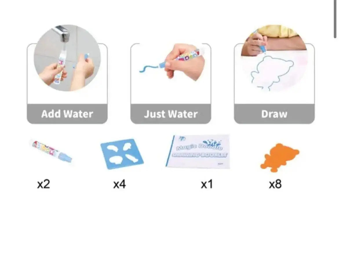 AquaPaint : tapis magique pour dessiner a l’eau - SOBEBEAR - pour bébé Maroc -www.babyboss.ma