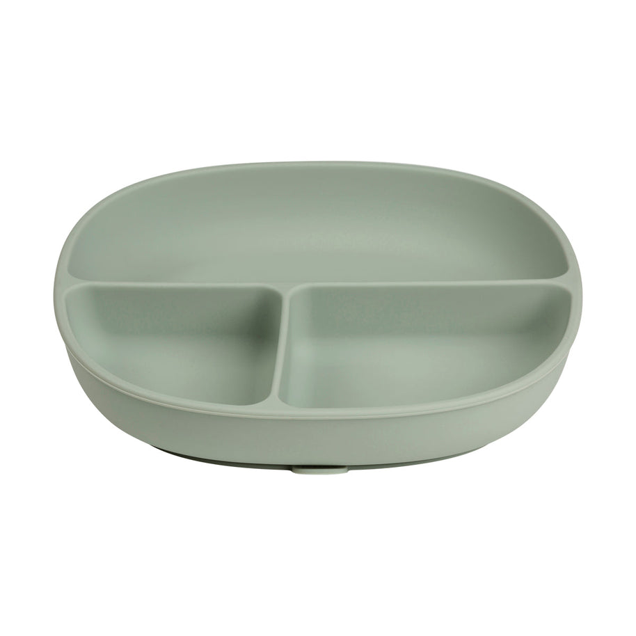assiette_en_silicone_compartimente_couvercle-_sage-52220350824759-bebe-babyboss.ma-maroc - Babyboss.ma -bebe-maroc
