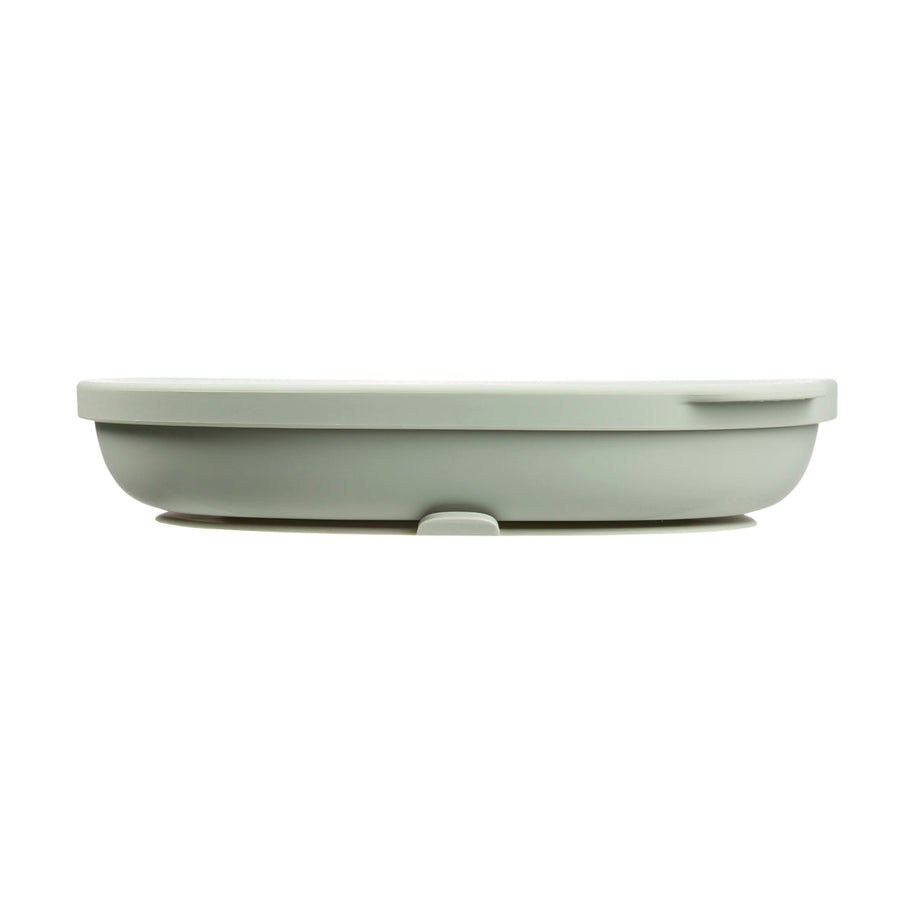 assiette_en_silicone_compartimente_couvercle-_sage-52220350857527-bebe-babyboss.ma-maroc - Babyboss.ma -bebe-maroc