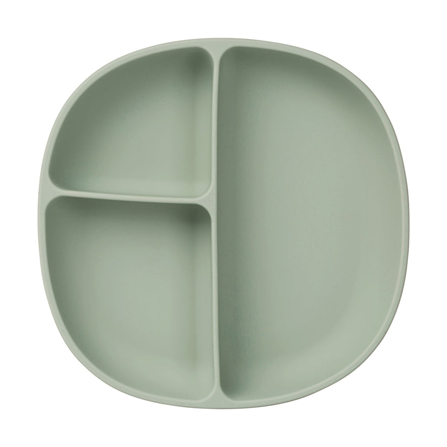 assiette_en_silicone_compartimente_couvercle-_sage-52220350923063-bebe-babyboss.ma-maroc - Babyboss.ma -bebe-maroc