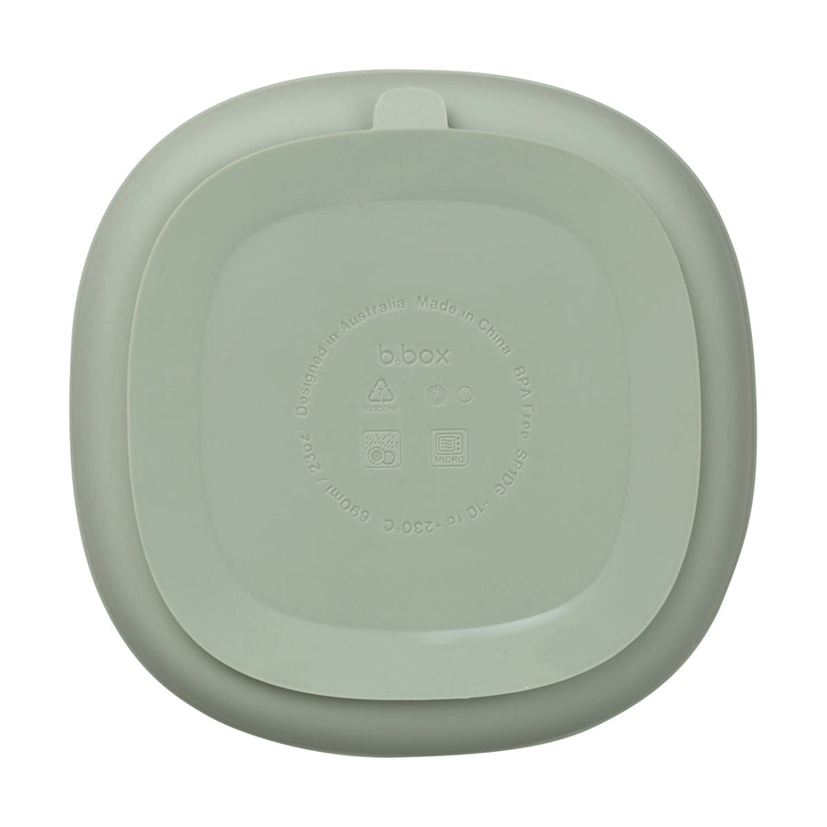 assiette_en_silicone_compartimente_couvercle-_sage-52220350955831-bebe-babyboss.ma-maroc - Babyboss.ma -bebe-maroc
