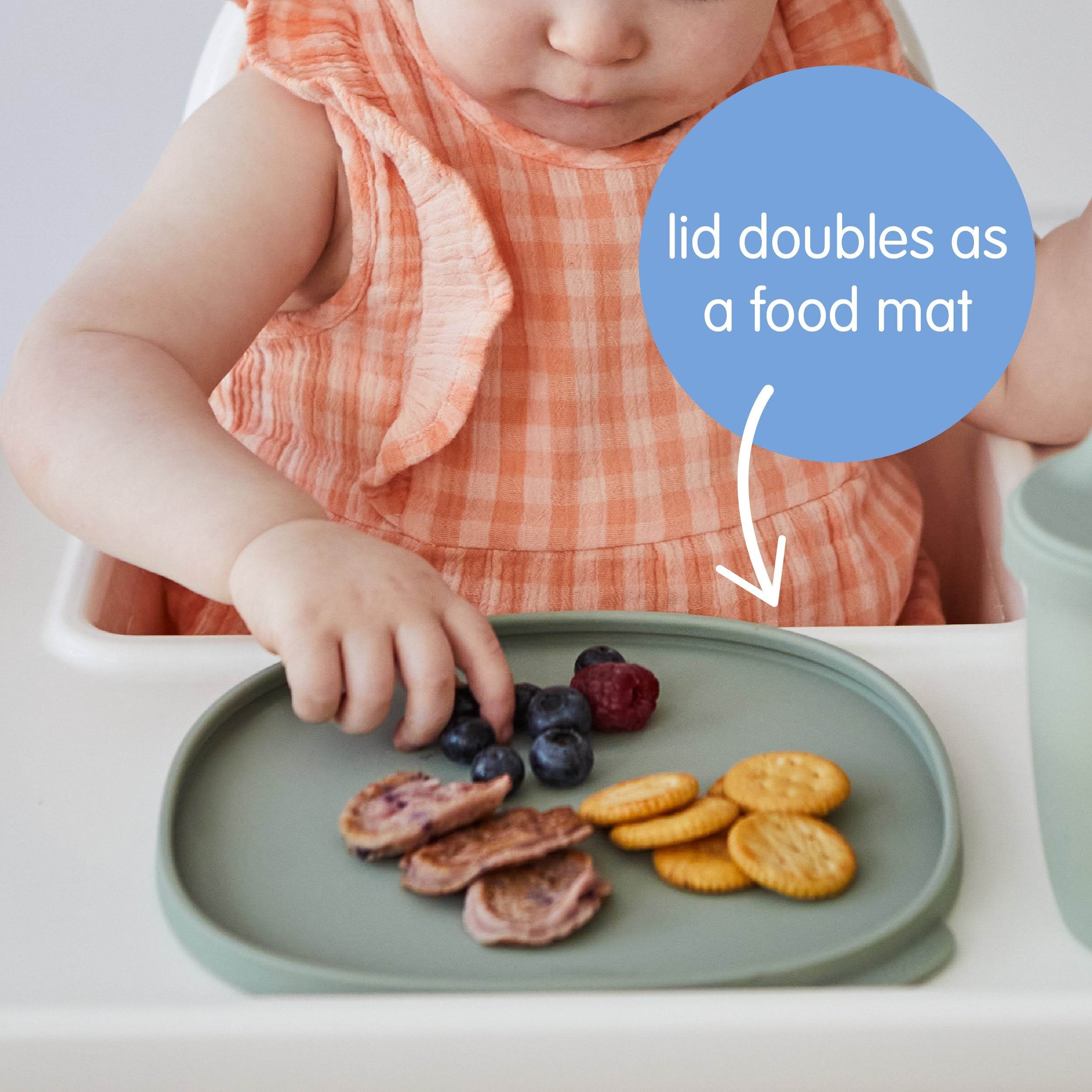 assiette_en_silicone_compartimente_couvercle-_sage-52700633956663-bebe-babyboss.ma-maroc - Babyboss.ma -bebe-maroc