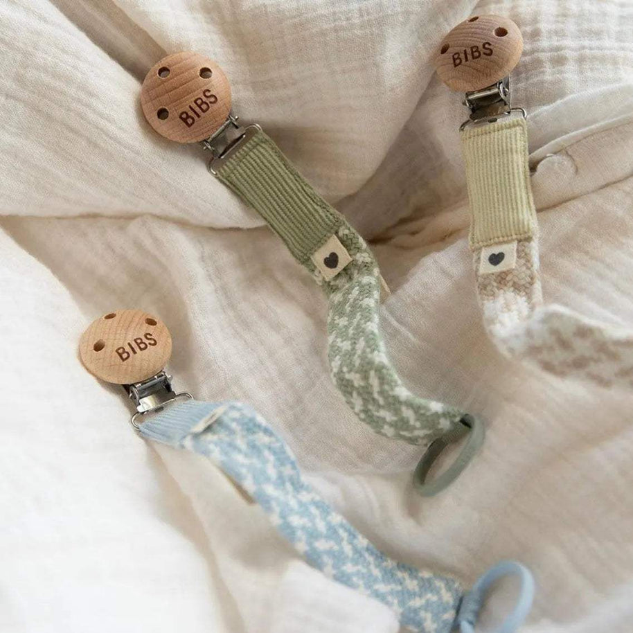 Attache Sucette BIBS - sky mauve - Bibs - Pacifier Clip pour bébé Maroc -www.babyboss.ma