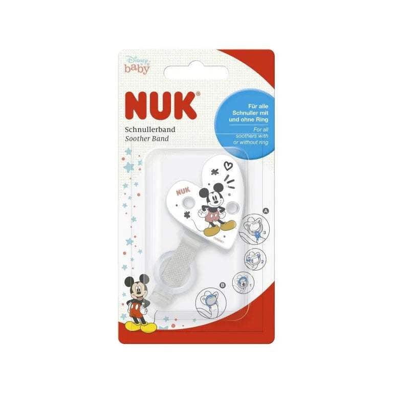 Attache sucette Mickey - NUK - pour bébé Maroc -www.babyboss.ma