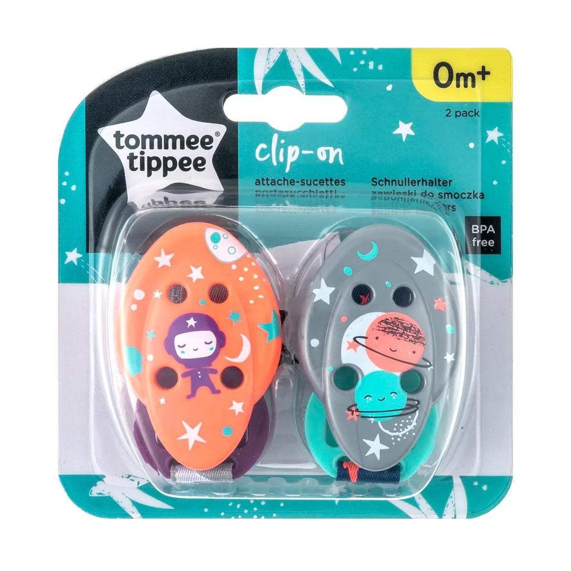 Attache-Sucette Tommee Tippee Closer To Nature 0M+ - Tommee Tippee - Attache Sucette pour bébé Maroc -www.babyboss.ma