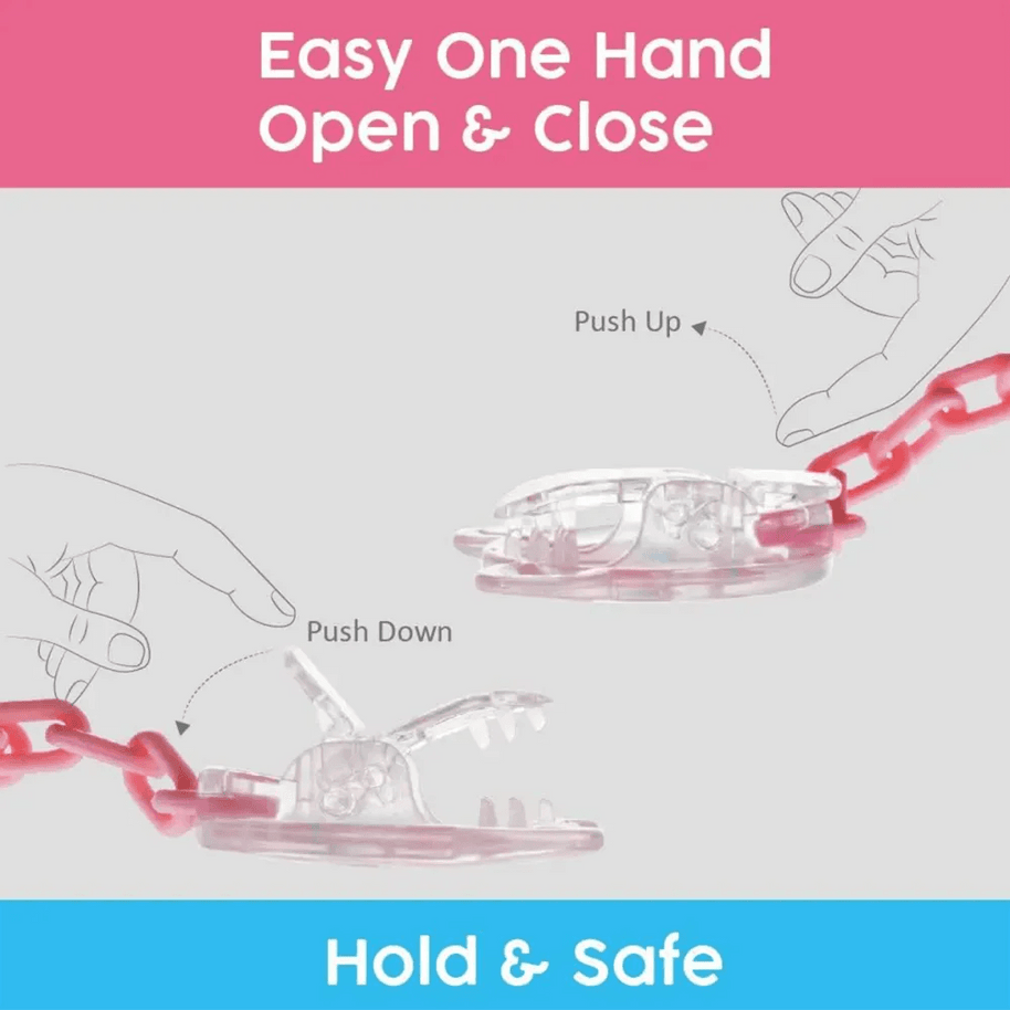 Attache tétine Farlin rose - farlin - pour bébé Maroc -www.babyboss.ma