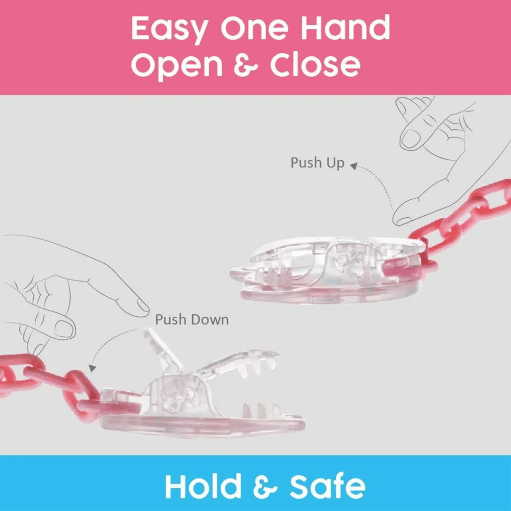 Attache tétine Farlin rose - farlin - pour bébé Maroc -www.babyboss.ma