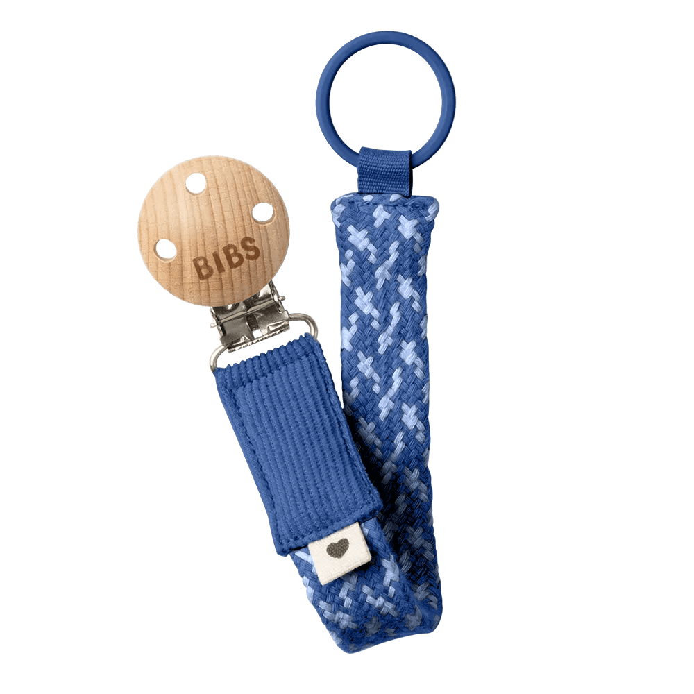 Attache Sucette BIBS - Cornflower/Dusty Blue