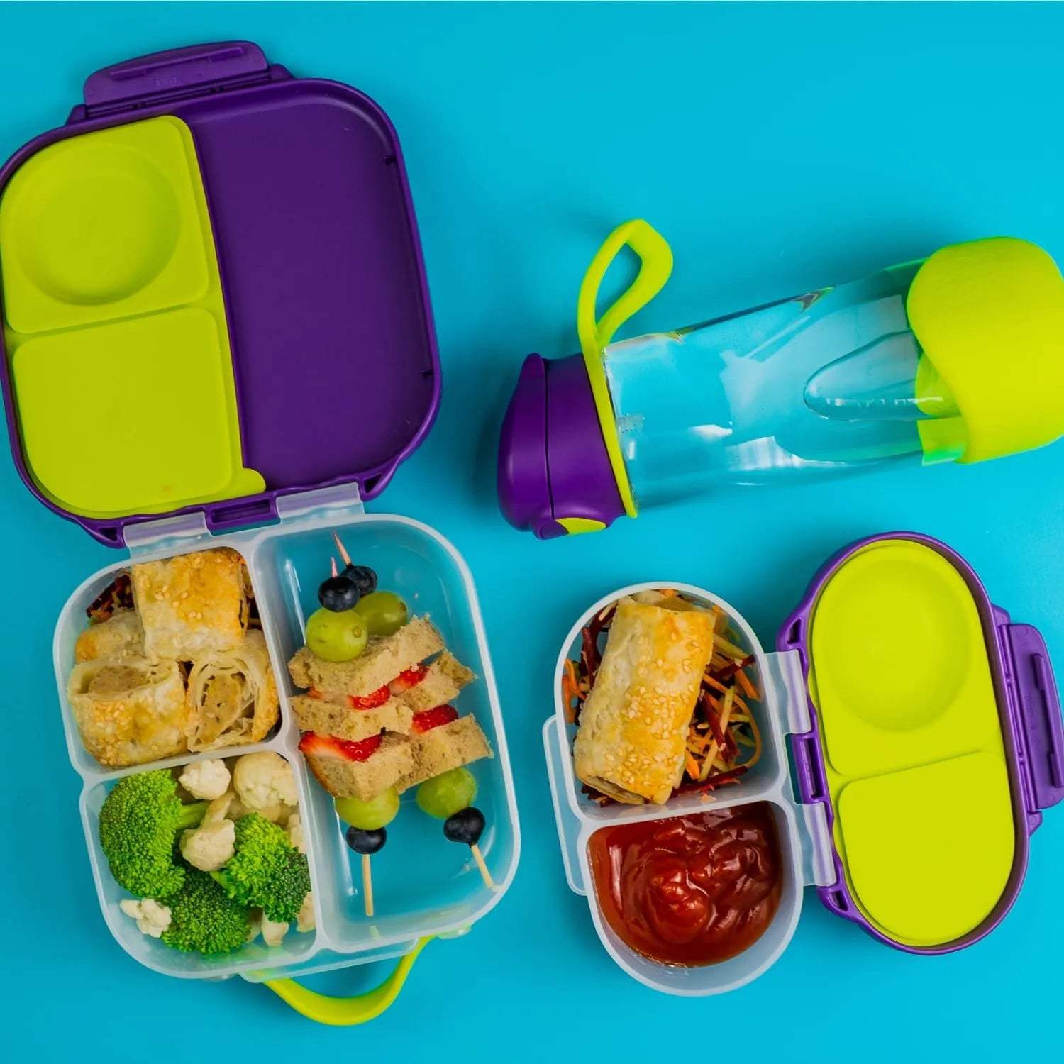 Lunchbox Bbox 1 litre - Lilac Pop - BBOX USA - Lunchbox pour bébé Maroc -www.babyboss.ma