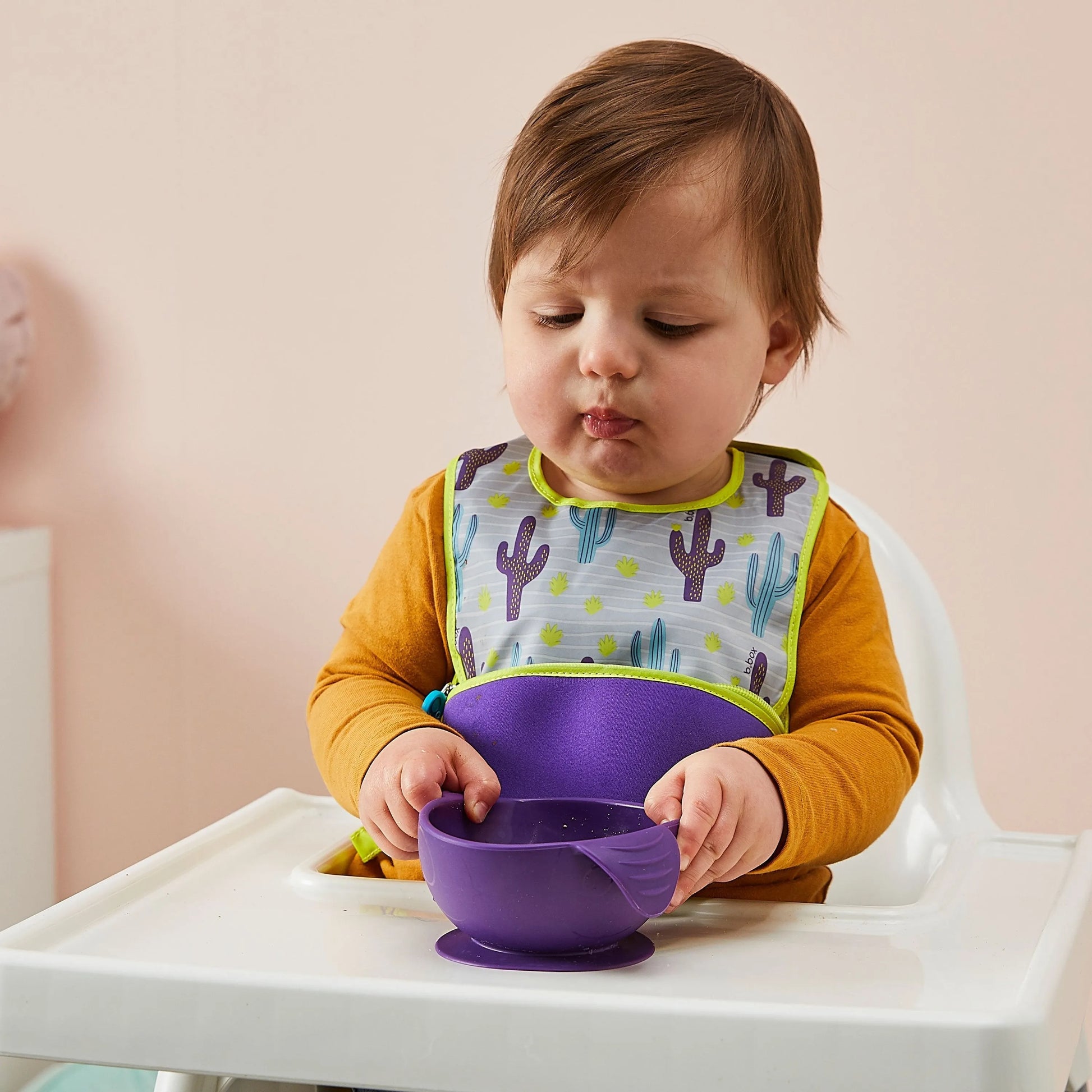 B.box Silicone First Feeding Set - Passion Splash - BBOX USA - pour bébé maroc