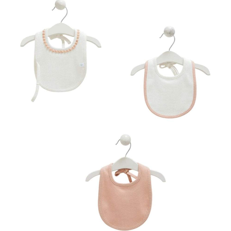 Lot de 3 bavoirs - Caramell - caramell - Tablier pour bébé Maroc -www.babyboss.ma