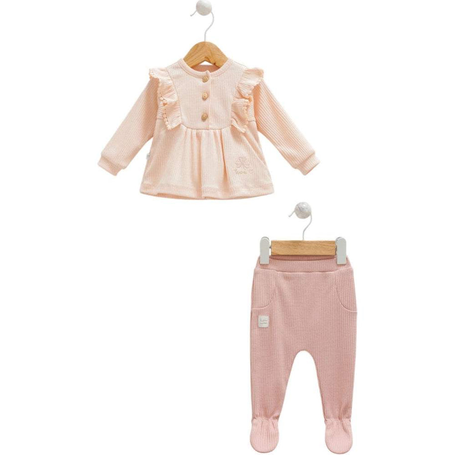 Ensemble pour bébé 2 pièces - Caramell - caramell - Ensemble pour bébé Maroc -www.babyboss.ma