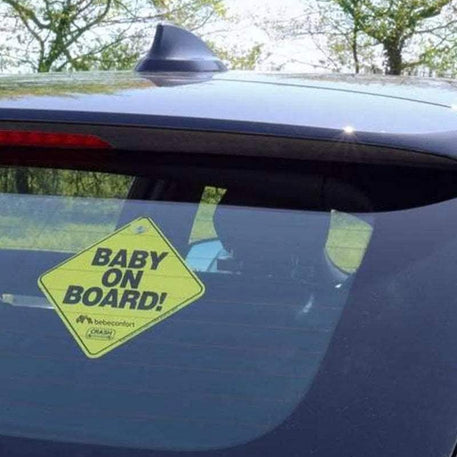 Baby On Board Sticker Plastifié English - Bébé Confort - Bébé Confort - Sécurité Voiture pour bébé Maroc -www.babyboss.ma