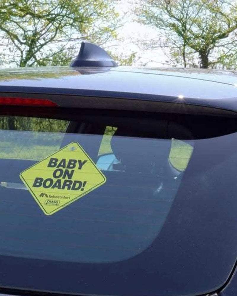 Baby On Board Sticker Plastifié English - Bébé Confort - Bébé Confort - Sécurité Voiture pour bébé Maroc -www.babyboss.ma