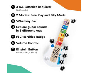 Baby Einstein Hape Strum Along Magic Touch Guitar