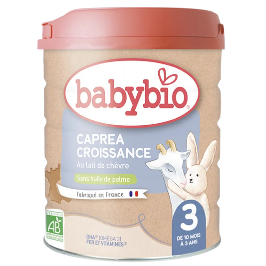 Babybio Lait de chèvre Caprea 3ème Âge 800g - 10mois-3ans - Babyboss.ma - Babybio - pour bébé maroc