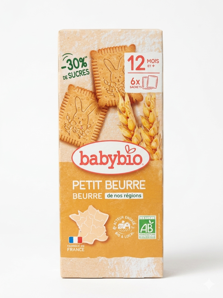 Babybio petit beurre 12 mois+ 120 g