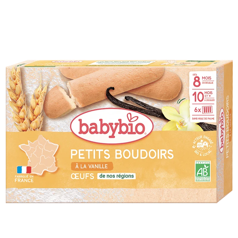Babybio Petits Boudoirs à la Vanille
