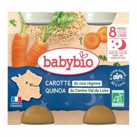 babybio_pot_bonne_nuit_carotte_quinoa_2x200g-52197401657655-bebe-babyboss.ma-maroc - Babyboss.ma -bebe-maroc