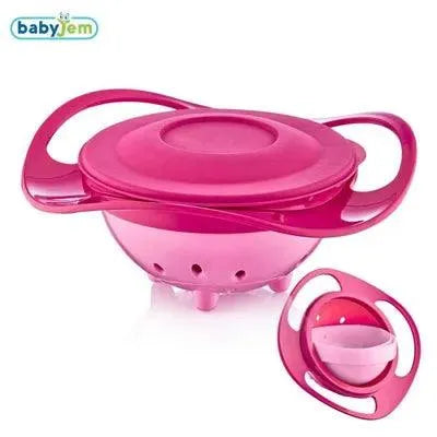 Babyjem Bol Bébé de nourriture Rotatif 360° anti-renversement pratique pour bébés et enfants - Babyboss.ma - babyjem - pour bébé maroc